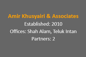Prior to this appointment,he worked as general manager, technical manager,engineeringmanager,operationsmanagerand project Alb Malaysia Firms To Watch 2019 Asian Legal Business
