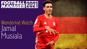Fifa 21 potential wonderkids look a little different this year. Jamal Musiala Wonderkid Watch Football Manager 2021 Youtube