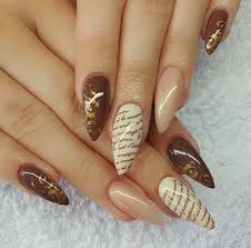 Trend Gelnagel 2017 Herbstlicher Nagellack Herbstliches Nageldesign Nageldesign Fullcover