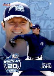 2013 West Michigan Whitecaps Choice 10 Jordan John Kingsland Texas Baseball  Card