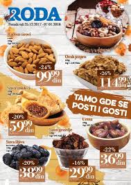 Akcijski katalog za prehranu roda market koji traje od prvog do 13. Roda Roda Katalog 25 12 Do 07 01 2018 Za Sve Koji Facebook