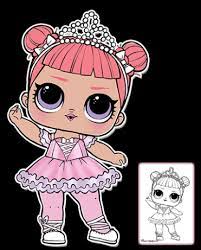 Center Stage Lol Doll Coloring Page Lol Surprise Doll Lol Dolls Baby Girl Art Coloring Pages