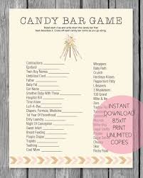 Candy quiz questions and answers. Printable Baby Shower Candy Bar Game Cutestbabyshowers Com