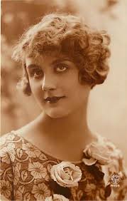 Tinted Photo Beautiful Woman Wearing Floral