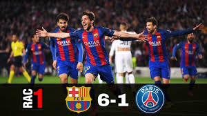 (44%) psg vs fc barcelona's head to head record shows that of the 9 meetings they've had, psg has won 3 times and fc barcelona has won 4 times. Barcelona Vs Psg 6 1 All Goals Highlights 08 03 2017 Youtube
