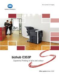 Having problem in finding printer drivers? Bizhub C353p Manualzz