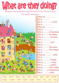 Present Continuous Interactive And Downloadable Worksheet Check Your Answers Online Or Send Them T English Language Teaching English Classroom English Lessons
