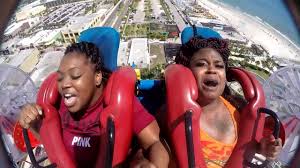 2017 slingshot funny moments and fails! Little Boy Comforts Friend On Scary Slingshot Ride Jukin Media Inc