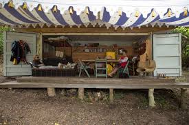 An architect and interior designer's surprising shipping container getaway