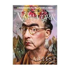 How To Be An Artist, Jerry Saltz as Frida Kahlo by Joe Darrow