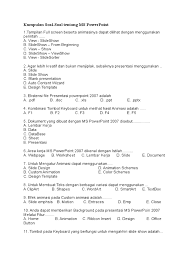 Check spelling or type a new query. Kumpulan Soal Power Point