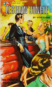 Lesbian Print Lesbian Jungle vintage Pulp Paperback Cover - Etsy