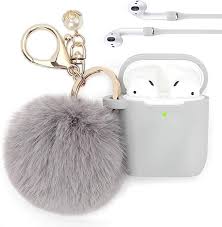 Amazon Com Airpods Case Filoto Airpods Silicone Glittery Cute Case Cover With Keychain Strap For Apple Airpod Olive In 2020 Accessories Case Airpod Case Case Cover