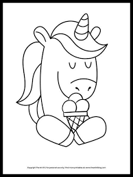 Ice Cream Cone Unicorn Coloring Page Unicorn Coloring Pages Ice Cream Coloring Pages Coloring Pages