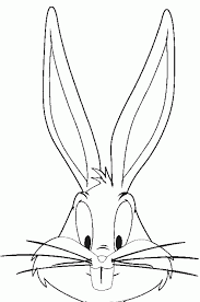 Looney Tunes Coloring Pages Face Bugs Bunny Coloring Page Kids Bugs Bunny Drawing Bunny Drawing Bunny Coloring Pages