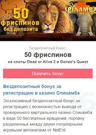 игровые автоматы с бонусом за регистрацию без первого депозита Bezdepozitnyj Bonus 50 Frispinov V Kazino Spinamba V 2020 G Azartnye Igry Igry Kazino Vrashenie