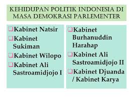 Check spelling or type a new query. A Kehidupan Politik Indonesia Di Masa Demokrasi Parlementer B Kehidupan Ekonomi Indonesia Di Masa Demokrasi Parlementer C Kehidupan Politik Indonesia Di Ppt Download