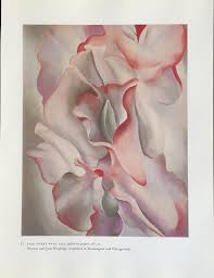 Pink Graphic Pink Sweet Pea Book Print Georgia O Keeffe 20th Century Modern American Painter Color Illustration Wall Art Suitable O Keeffe Paintings Georgia Okeefe Georgia O Keeffe
