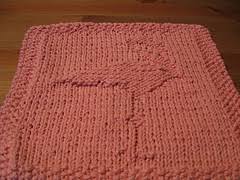 Pink Flamingo Dishcloth Knitting Pattern Favecrafts Com