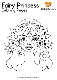This little fairy princess stays in the clouds, as the picture shows. Free Printable Fairy Princess Coloring Pages For Girls 123 Kids Fun Apps