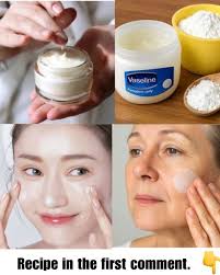 ✨ Homemade cream with petroleum jelly that instantly rejuvenates your skin  💆‍♀️ To keep receiving my recipes, you just need to say one thing… Thank  you!