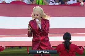 Lady gaga sang the national anthem at last weekendâ€™s super bowl 50 (feb. Watch Lady Gaga S Super Bowl National Anthem