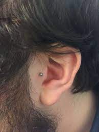 Male Tragus Piercing Done By Me Megsbodypiercing Guys Ear Piercings Cool Ear Piercings Tragus Piercings