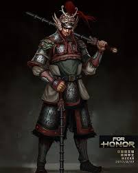 For Honor Chinese Forhonor Ubisoft Knight Warden Lawbringer Conqueror Peacekeeper Centurion Samurai Kensei Oroch Chinese Ancient China Fantasy Armor