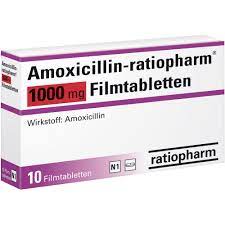 Amoxicillin Ratiopharm 1000 Mg 30 St Shop Apotheke Com