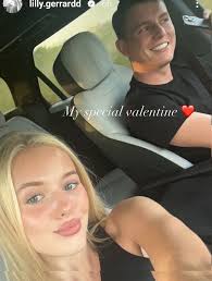 Steven Gerrard's daughter Lilly-Ella posts loving Valentine's Day message  to Liam Byrne's son Lee