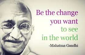 Mahatma gandhi life quote inspirational print in black and white, keep positive office wall art or home decor print unframed. Quotes About Change Mahatma Gandhi 53 Quotes