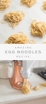 Homemade Egg Noodles With Video Julie Blanner In 2020 Homemade Egg Noodles Egg Noodles Basic Deviled Eggs Recipe