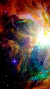 Galaxy wallpaper, cosmic ray illustration, stars, mountains, nebula. Colorful Galaxy Wallpapers Top Free Colorful Galaxy Backgrounds Wallpaperaccess
