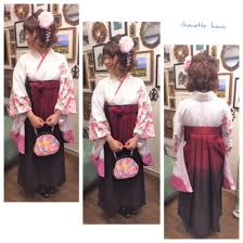 卒業式のお支度のお手伝いをさせていただきました ボブ ハーフ