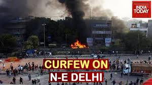 Delhi will begin a ten pm to five am evening curfew from now until april. Delhi On Edge Delhi Police Imposed Curfew In North East Delhi Normalcy Restoring In Capital Youtube