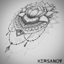 Lotus Mandala Tattoo Neck Tattoo Tattoos Lace Tattoo