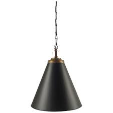 Matte Black And Gold Pendant Light Centuria
