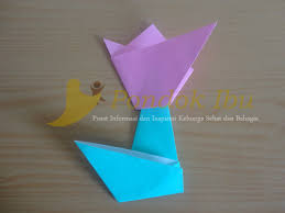Karya bunga dari kertas origami. Membuat Origami Bunga Tulip