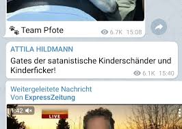 Последние твиты от attila hildmann (@attlla_hildmann). 4lert4 On Twitter Attila Hildmann Ist Nun Vollends Bei Nazi Rhetorik Angekommen Bill Gates Bezeichnet Er Auf Seinem Telegramm Kanal Nun Durchgangig Nur Noch Als Kinderficker Oder Kinderschander Https T Co Svrrfqltbo