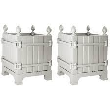 When i got back home, i decided to take a clue from the receptacle and created planters for the front of the house. Versailles Planter Box 2 For Sale On 1stdibs