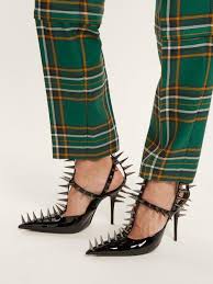 Balenciaga Black Knife 110 Spike Patent Leather Pumps Lyst