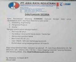 88 likes · 3 were here. Lowongan Kerja 2019 Pt Asia Raya Rekatama Di Tanjung Morawa Loker Medan Desember 2019