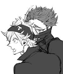 Asta Black Clover Black And White 