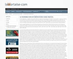 Le Nombre D Or En Ebenisterie Trouve Par Mig Nombre D Or Nombre Ebenisterie