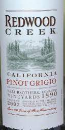 Here's what some others thought of the 2009 redwood creek malbec: 2006 Frei Brothers Pinot Grigio Redwood Creek Usa California Cellartracker