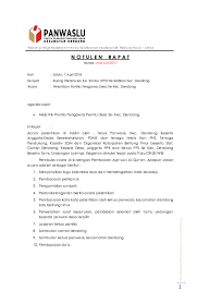 Contoh surat undangan resmi yang baku baik dan benar serbabisnis. Doc Desember 2017 Notulen Rapat Mustaghfiri Asror Academia Edu