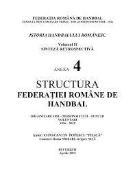 Strada aviator popa marin, nr. Structura Federatiei Romane De Handbal 1936 2012 Frh