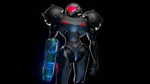 Texturing a Samus 3D model I found some time ago. Need to add some details  but I like the look of the Phazon Suit : rMetroid