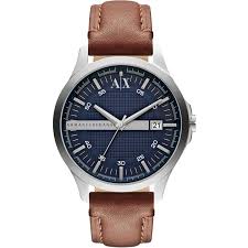 Armani exchange mens drexler watch in black ax2640. Armani Exchange Hampton Mens Watch Ax2133 Blue Watchshop Com