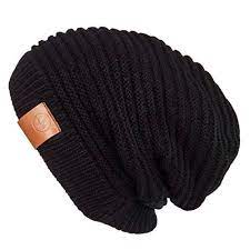 Lethmik Functional Slouchy Beanie Unisex Skully Hat Warm Infinity Scarf In 3 Colors Black Click Image For More De Quality Hats Slouchy Beanie Sleek Fashion